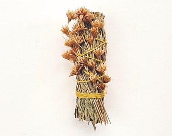 Cedar Smudge Stick with Dried Flowers