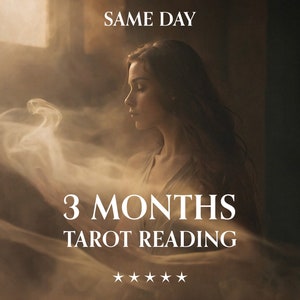 Prossimi 3 mesi - Lettura dettagliata dei tarocchi - 24 ore - Guida spirituale accurata