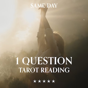 Très détaillé - Lecture de tarot en une question - MÊME JOUR