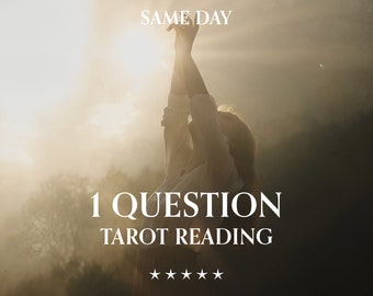 Leitura de Tarot Detalhada - Uma Pergunta - NO MESMO DIA