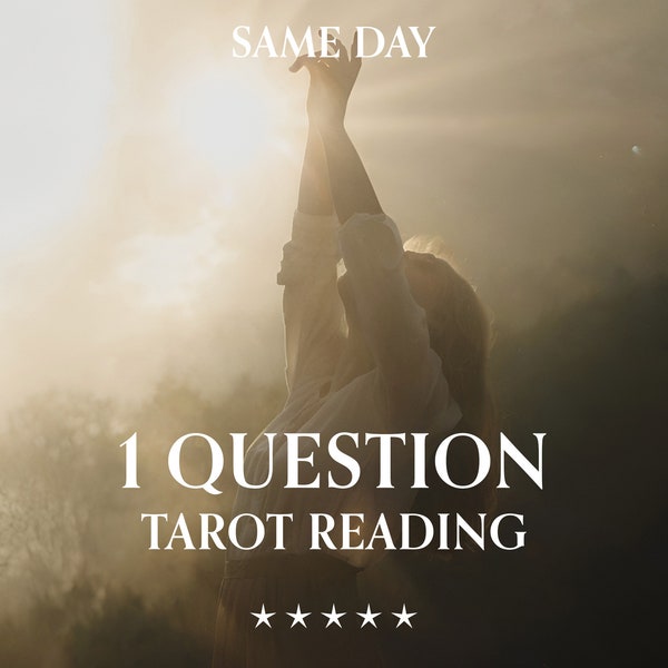 Very Detailed - One Question Tarot Reading - SAME DAY