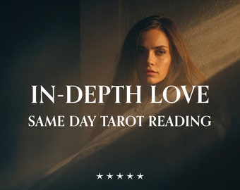 In Depth Love Tarot Reading - Same DAY - The present, What do I need to know, Advice, Future Prediction - Psychic Reading