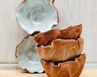 Terracotta Organic Peanut Bowl