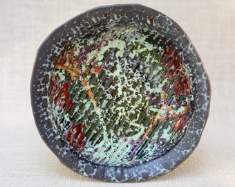 Colourful Ceramic Shallow Bowl