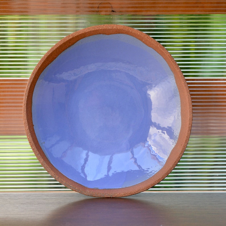 Large Ceramic Terracotta Bowl Big Pasta Serving Dish Etsy UK