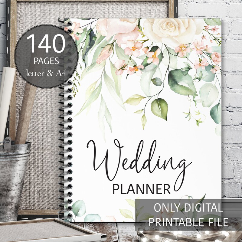 Wedding Planner Printable - Etsy