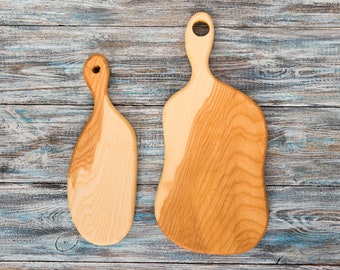 Two cutting boards set, made of solid ash wood