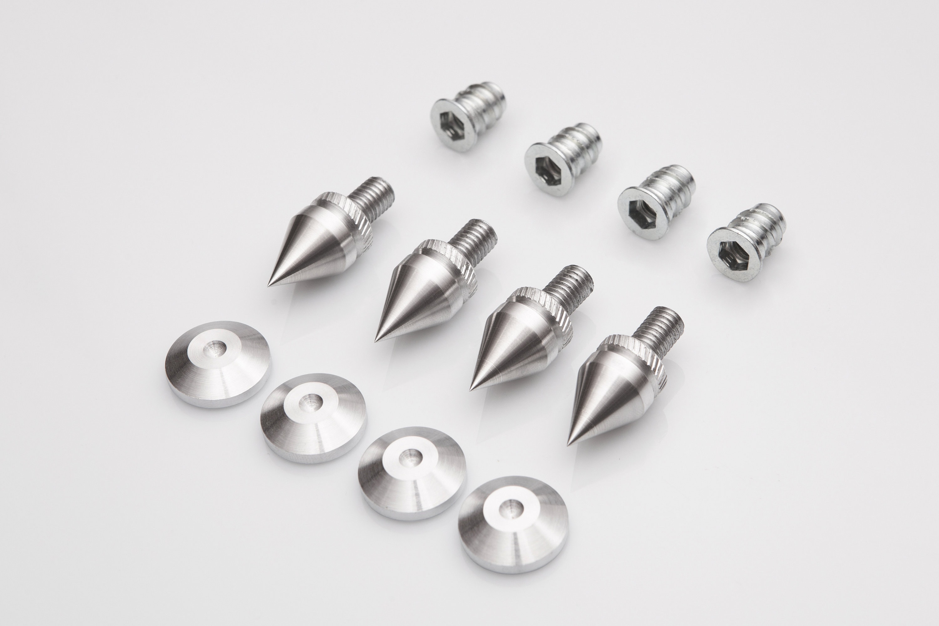 Set of Acoustic Spikes to Improve the Sound of Your Audio System