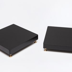 2 pc. Sturdy Speaker Platforms. Audio Stand for Acoustic System Isolation.