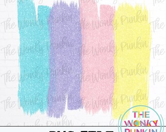 Glitter Brush Strokes Background , Sublimation Png File