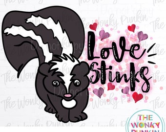 Love Stinks Valentines Sublimation Png File, Printable Art