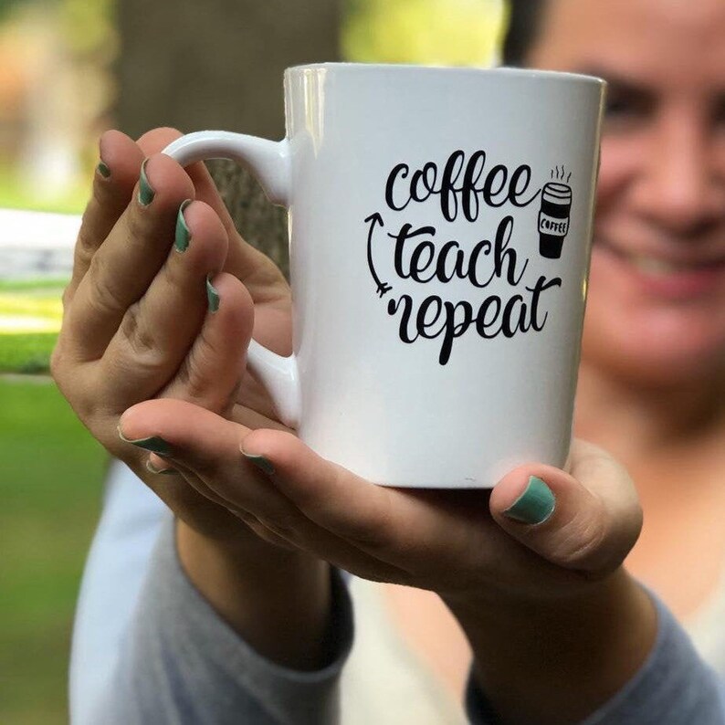 Personalized Teacher Mug Custom Teacher Mug Teacher Coffee Etsy