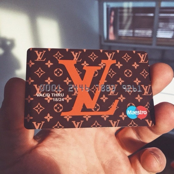 LOUIS VUITTON card for hypebeast accessory mastercard visa