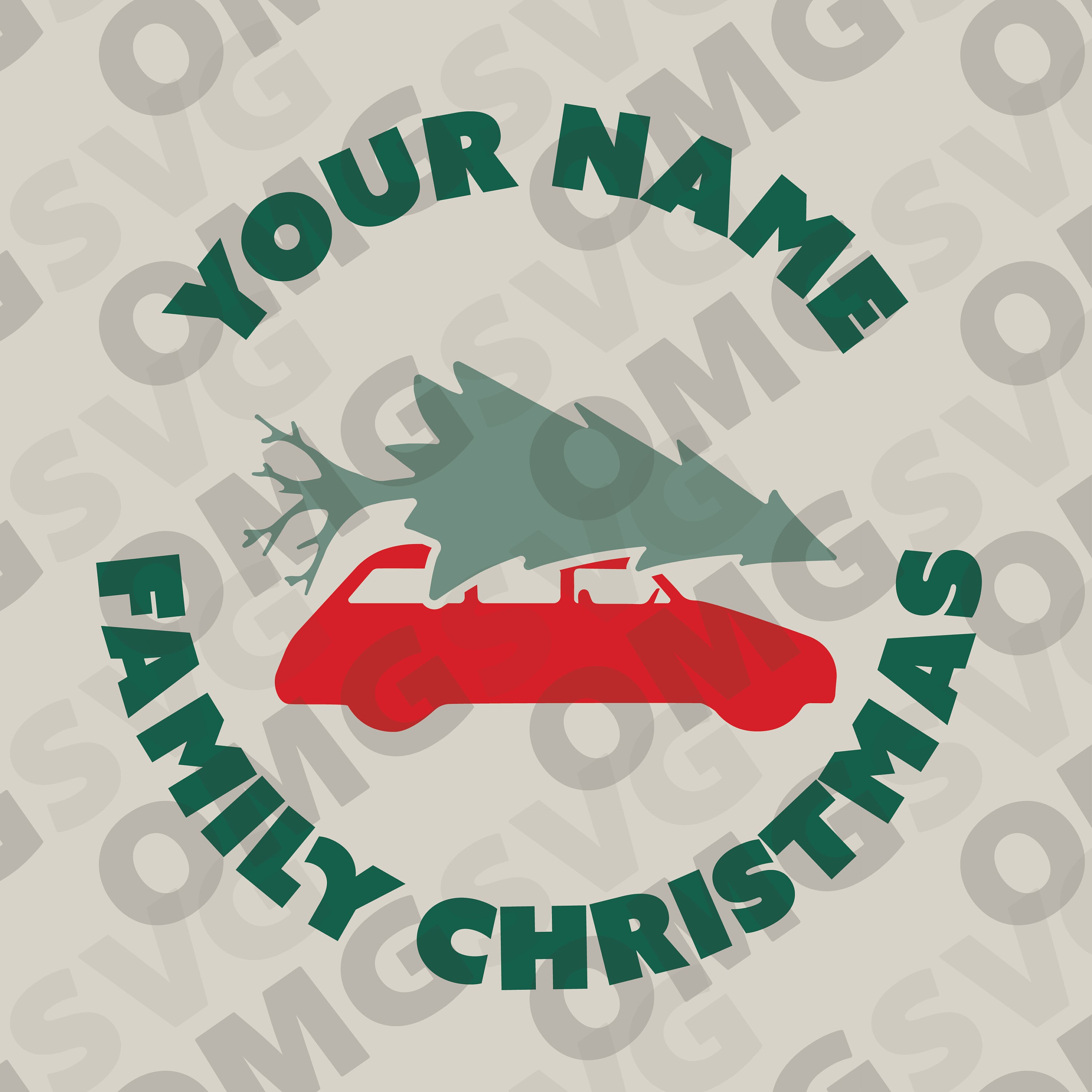 Custom Family Christmas Christmas Vacation Movie Quote SVG for Cricut