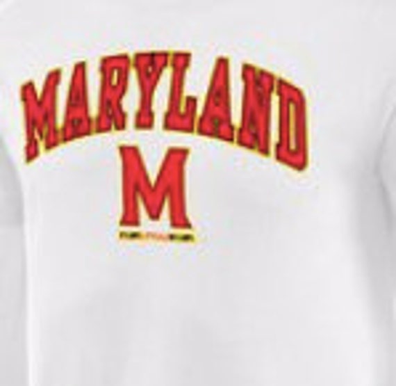 University Of Maryland Lace Up Tee Maryland Terrapins Gift Maryland Gift Grad Gift College Acceptance Gift Game Day Shirt Tailgate
