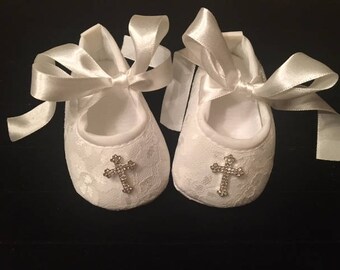 baby baptism shoes