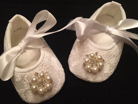 pearl baby shoes