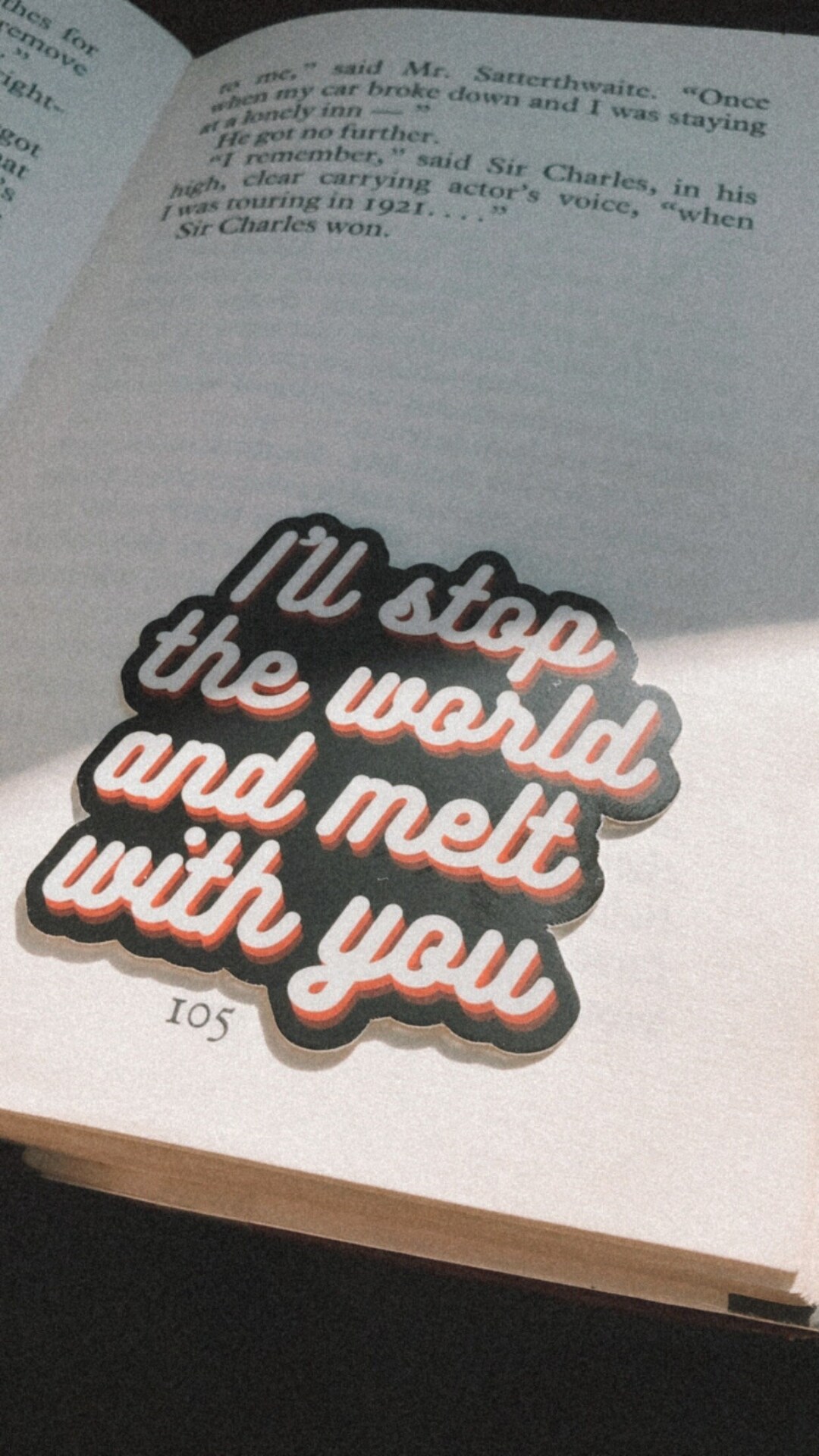 Ill Stop the World and Melt With You Sticker - Etsy