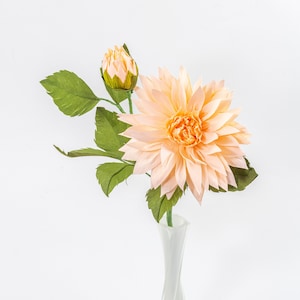 Paper Dahlia & Bud / Decorazione per la casa e gli eventi