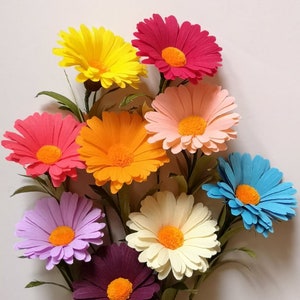 Paper Daisy / Decorazione per la casa e gli eventi