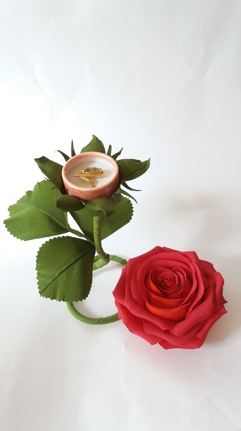 Home and Event Decor Paper Flower Jewelry Box