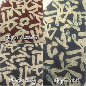 BATIK LOKTA PAPER: Handmade Waxed Sheets for Scrapbooking and journals A4 / 8.2''x11.6'' / 21cmx29cm image 3