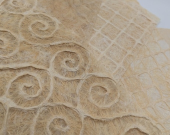 PAPEL DE AGAVE TAILANDÉS, Hecho a mano: Arte de fibra para álbumes de recortes y diarios, A4 / 8,2'' x 11,6'' / 21cmx29cm