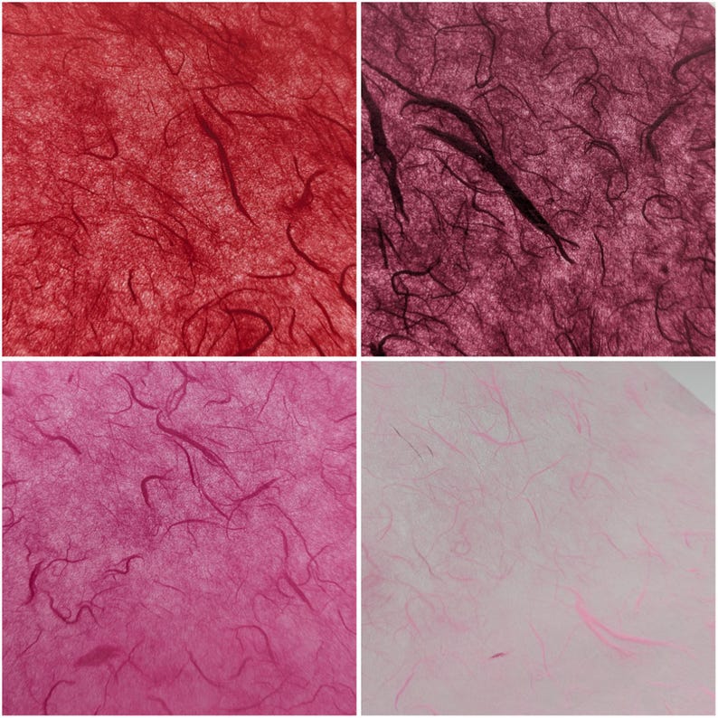 MULBERRY SILK PAPER; for Scrap booking and journals A4 / 8.2''x11.6'' / 21cmx29cm image 19