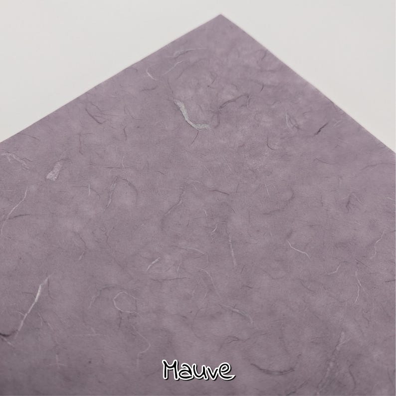 MULBERRY SILK PAPER; for Scrap booking and journals A4 / 8.2''x11.6'' / 21cmx29cm Mauve