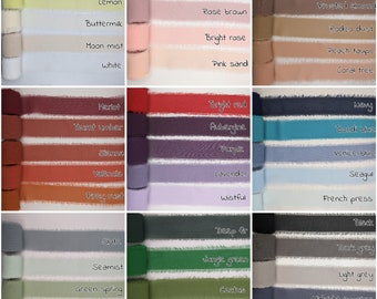 PREMIUM CHIFFON RIBBON , Sold per meter, Wedding invite ribbon, floral display. pictures are for color reference only.