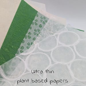 CARTA TRASLUCIDA LEGGERA, ideale per album, sovrapposizioni e journaling. Carta di riso giapponese, carta velina. Ultrasottile.