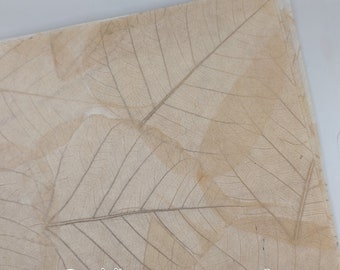 SKELETON LEAF PAPER, great for scrapbooks and journaling, beautiful paper with Leaf and plant material. A4 (290x210mm) (11.5"x8.25")