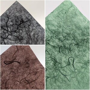 MULBERRY SILK PAPER; for Scrap booking and journals A4 / 8.2''x11.6'' / 21cmx29cm image 18