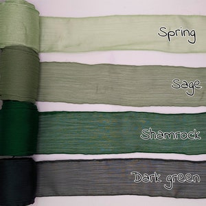 WRINKLE CHIFFON Ribbon. Fiber Art Ribbon, Journal, Scrapbook ...