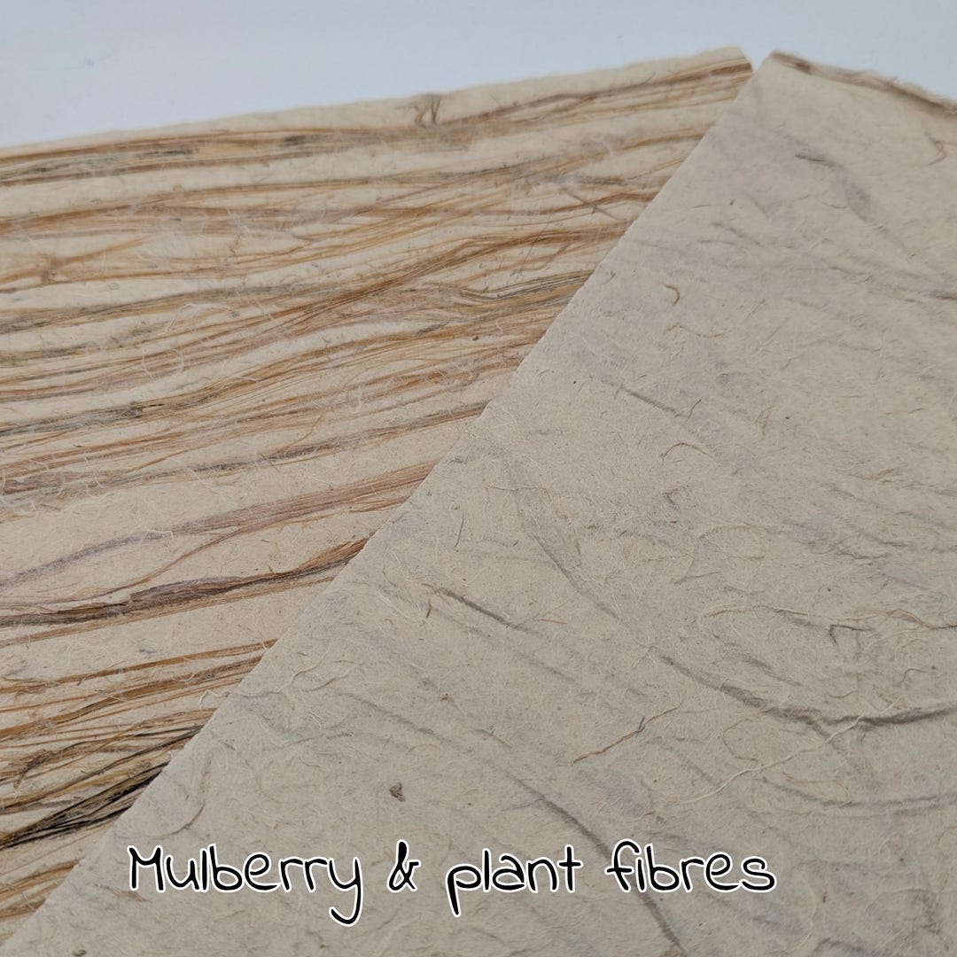 Mulberry Bark Paper:handmade Scrapbook & Journal Fiber Art A4, Or ...