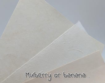 Mulberry Tissue Paper: Lightweight Scrapbook Journaling Paper Handmade A4 / 8.2''x11.6'' / 21cmx29cm