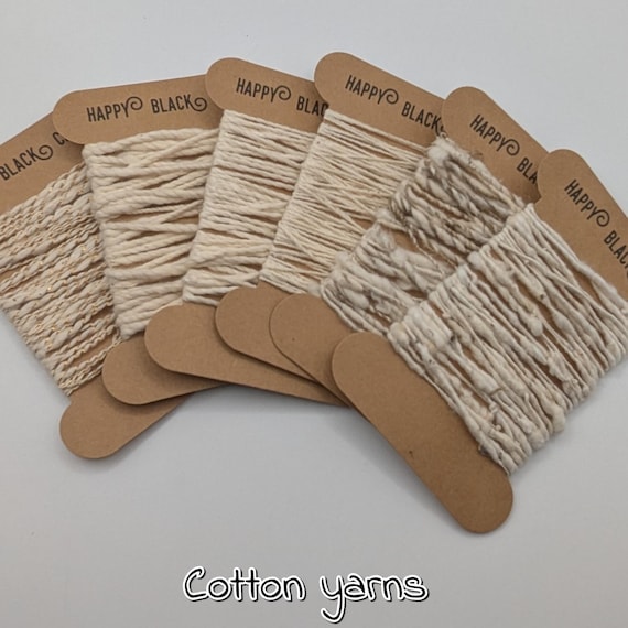 COTTON YARNS HANDSPUN: Khadi, Hemp, Gold Thread - Textile Fiber