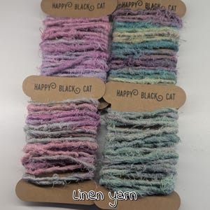 HILO DE ALGODÓN Y LINO, teñido a mano en colores de edición limitada.