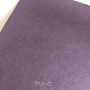 Banana Fiber Paper: Handmade Mulberry Base (40-50gsm) A4 / 8.2''x11.6'' / 21cmx29cm Purple