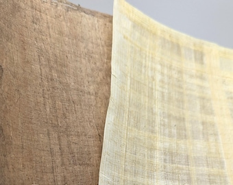 Papel de papiro egipcio: auténtica sensación antigua (tamaño A5/A4) Hecho a mano