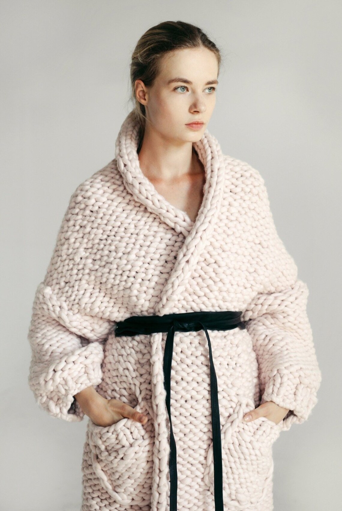 thick wool cardigan
