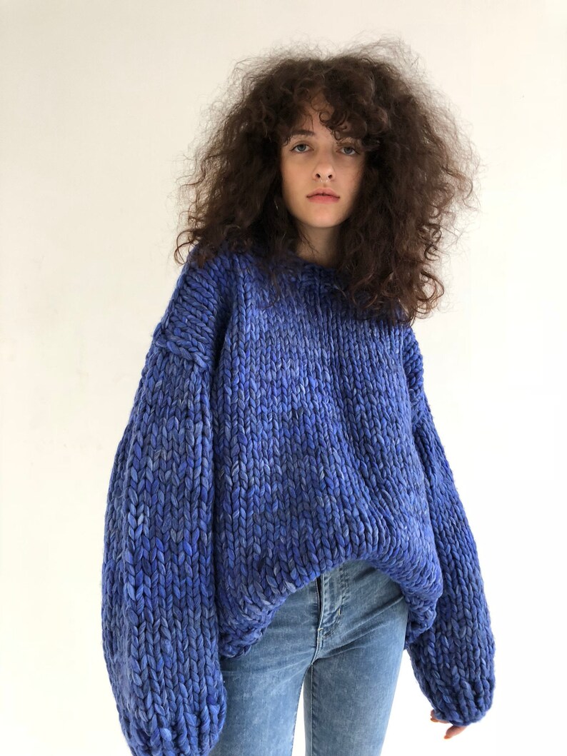 womens oversized knit sweater