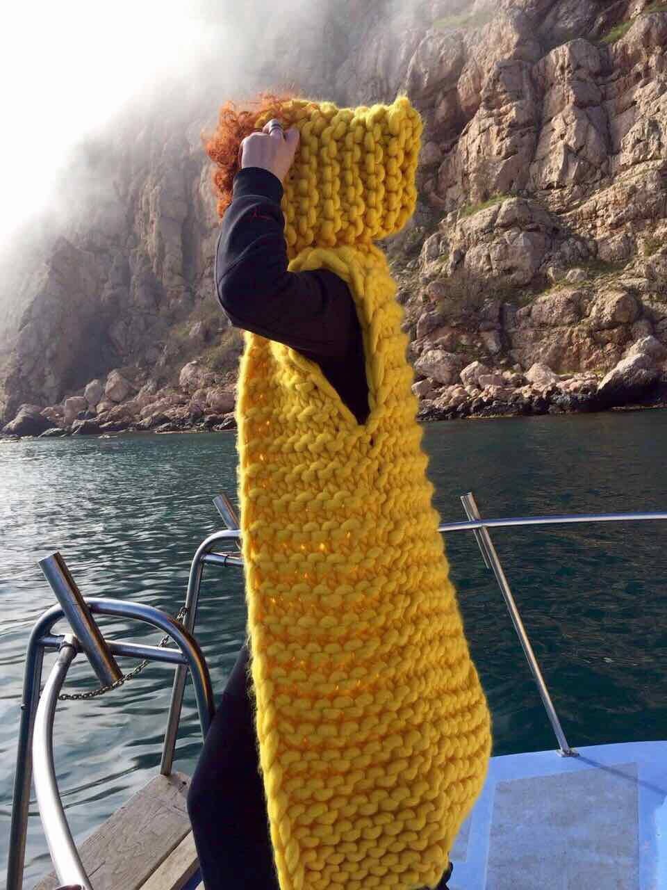 sleeveless wool cardigan