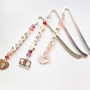 Faith Mini Bookmark: Beaded Christian Gift