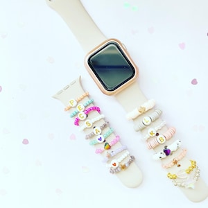 Personalized Apple Watch Band Charms: Stackable iWatch Accessories