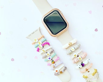 Personalized Apple Watch Band Charms: Stackable iWatch Accessories