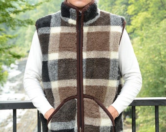 Ukrainian wool vest for men
