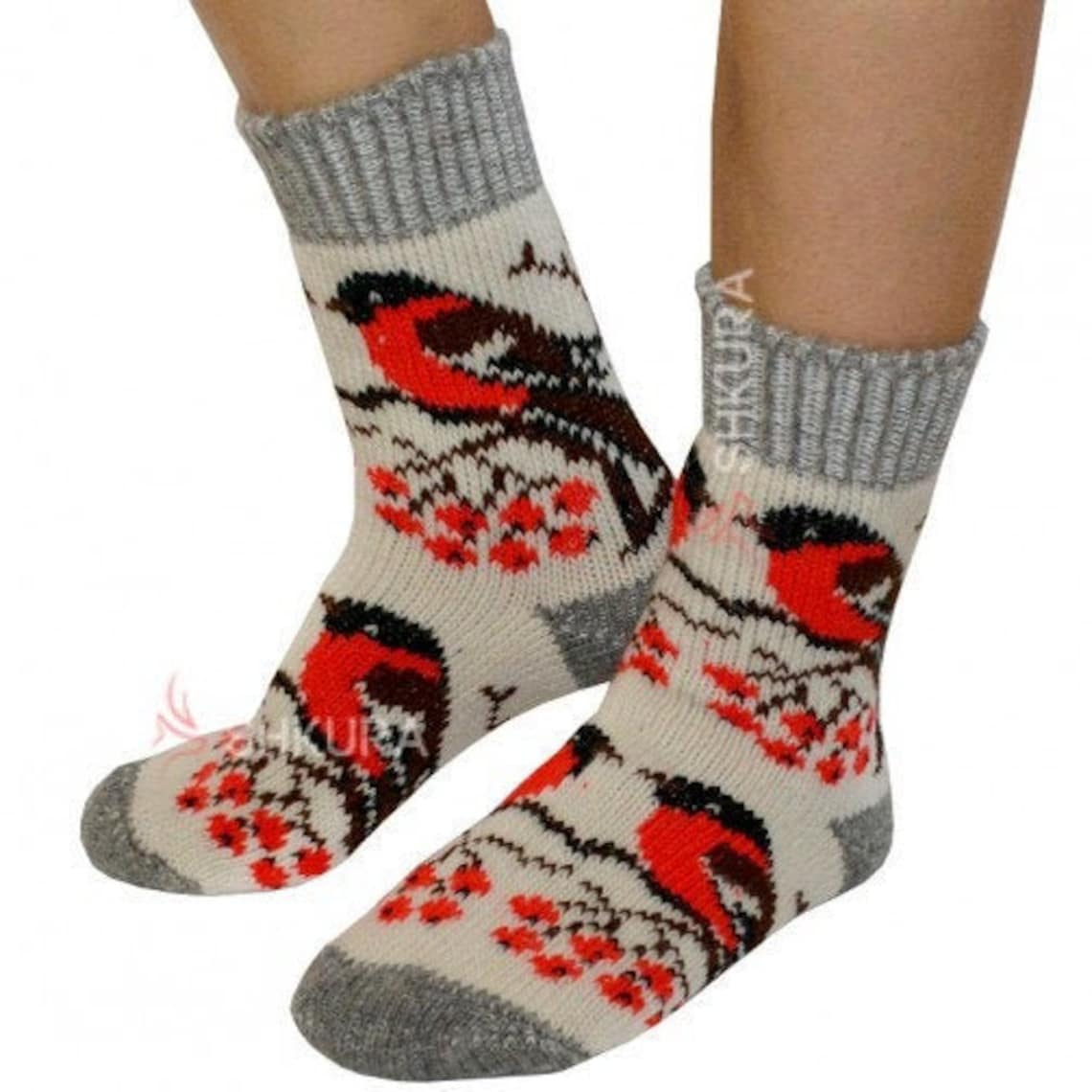 Ukrainian 100 wool knitted socks unisex Etsy