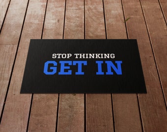 Stop Thinking Cold Plunge Mat, Ice Bath Outdoor Rug