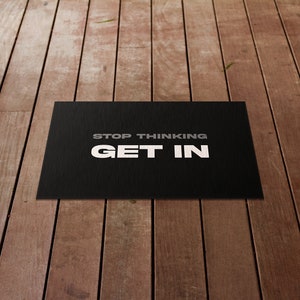 Cold Plunge Advice Outdoor Drying Mat, Ice Bath Rug, Cold Plunge Accessory, Wim Hof Method
